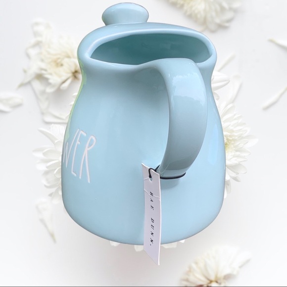 Rae Dunn ceramic SHOWER watering jug. Super cute! - Picture 2 of 4
